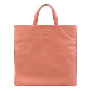 Loewe handbag/tote bag, Anagram pattern, leather, salmon pink, women's, e62181a